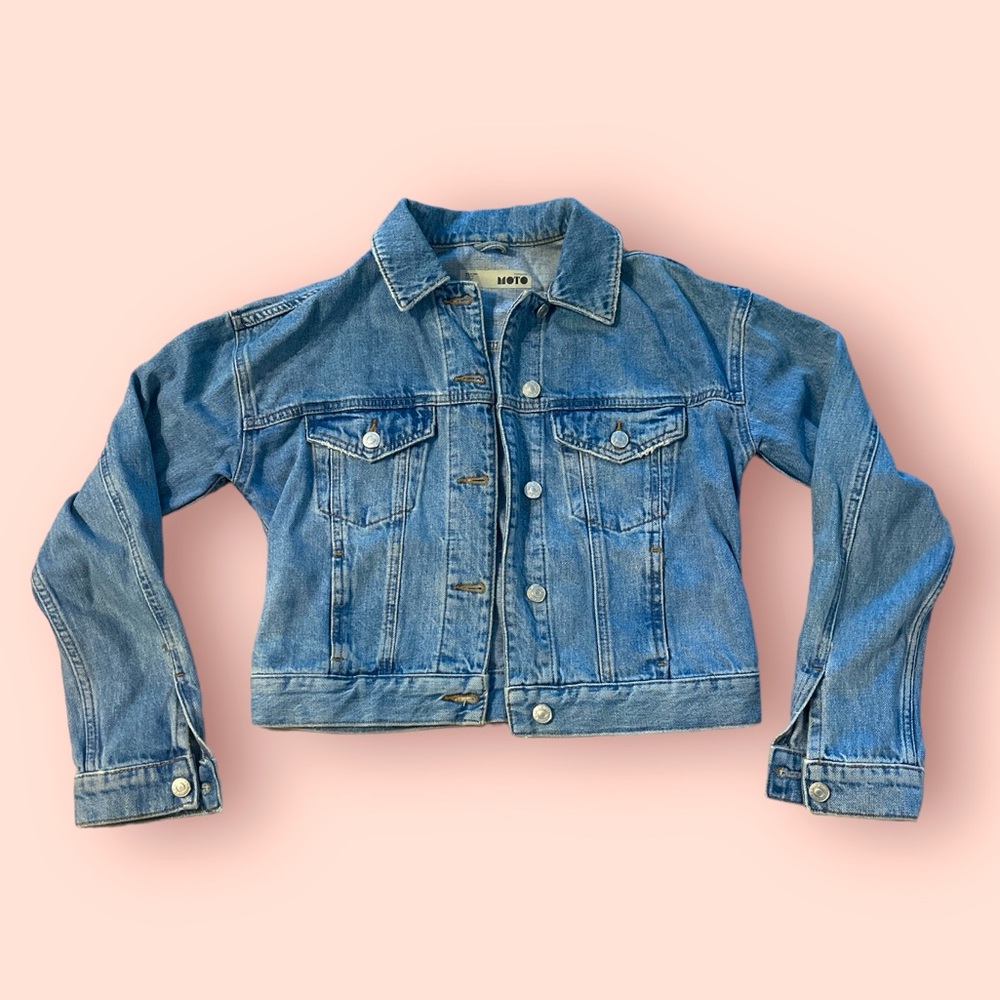 Top Shop moto jean jacket